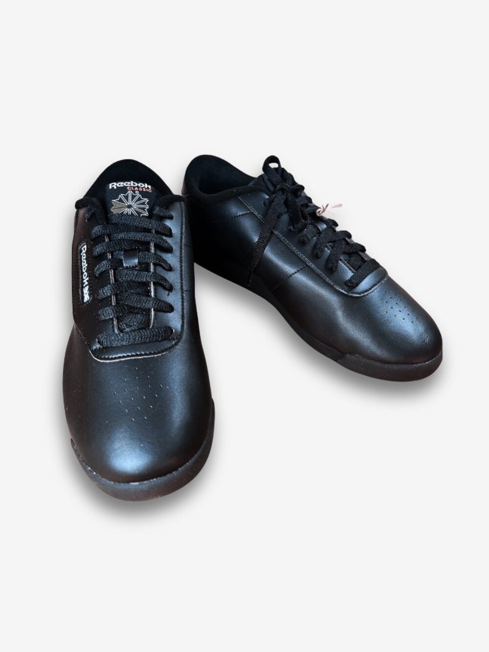 Reebok Black Sneakers Women Wide Width 12W Comfort Walking Work Shoes All Black